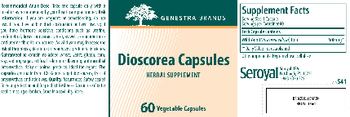 Genestra Brands Dioscorea Capsules - herbal supplement