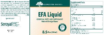Genestra Brands EFA Liquid Natural Orange Flavor - essential fatty acid supplement