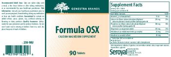 Genestra Brands Formula OSX - calciummagnesium supplement