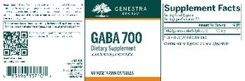 Genestra Brands GABA 700 - supplement