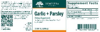 Genestra Brands Garlic + Parsley - supplement