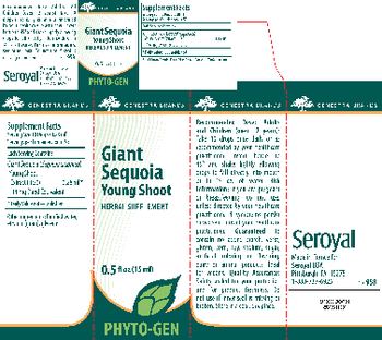 Genestra Brands Giant Sequoia Young Shoot - herbal supplement