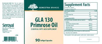 Genestra Brands GLA 130 Primrose Oil - essential fatty acid supplement