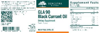 Genestra Brands GLA 90 Black Currant Oil - essential fatty acid supplement