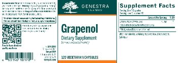 Genestra Brands Grapenol - supplement