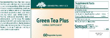 Genestra Brands Green Tea Plus - herbal supplement