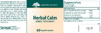 Genestra Brands Herbal Calm - herbal supplement