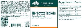 Genestra Brands Herbotox Tablets - supplement