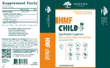 Genestra Brands HMF Child Delicious Natural Black Currant Flavor - daily probiotic supplement