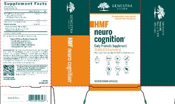 Genestra Brands HMF Neuro Cognition - daily probiotic supplement