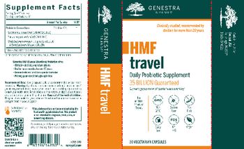 Genestra Brands HMF Travel - daily probiotic supplement