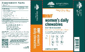 Genestra Brands HMF Women's Daily Chewables Natural Cranberry-Apple-Raspberry Flavour - daily probiotic supplement