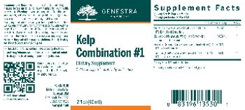 Genestra Brands Kelp Combination #1 - herbal supplement