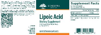 Genestra Brands Lipoic Acid - supplement