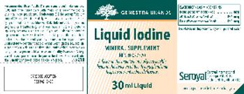 Genestra Brands Liquid Iodine - mineral supplement