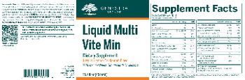 Genestra Brands Liquid Multi Vite Min Natural Lemon-Cardamom Flavor - supplement