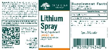 Genestra Brands Lithium Spray Lemonade Flavor - supplement
