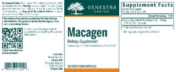 Genestra Brands Macagen - herbal supplement