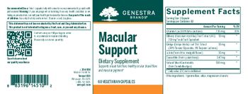 Genestra Brands Macular Support - supplement