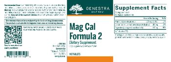 Genestra Brands Mag Cal Formula 2 - supplement