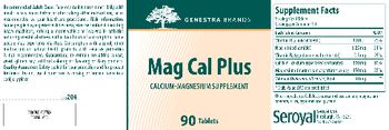 Genestra Brands Mag Cal Plus - calciummagnesium supplement