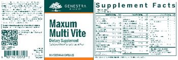 Genestra Brands Maxum Multi Vite - vitaminmineral supplement