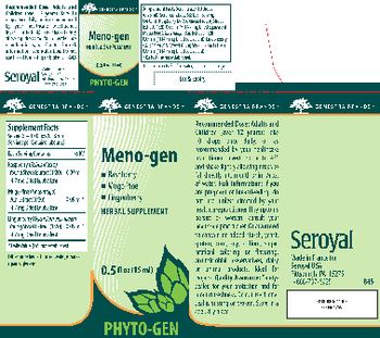Genestra Brands Meno-gen - herbal supplement