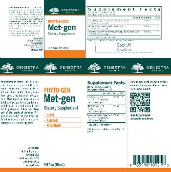 Genestra Brands Met-gen - herbal supplement