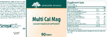 Genestra Brands Multi Cal Mag - calciummagnesium supplement