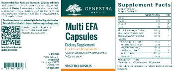Genestra Brands Multi EFA Capsules - essential fatty acid supplement
