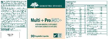 Genestra Brands Multi + Pro M50+ - vitaminmineral supplement with hmf human microflora