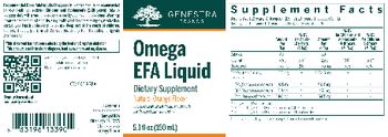 Genestra Brands Omega EFA Liquid Natural Lemon Flavor - supplement