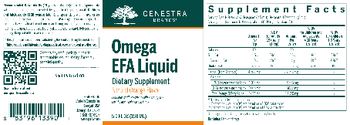 Genestra Brands Omega EFA Liquid Natural Orange Flavor - essential fatty acid supplement