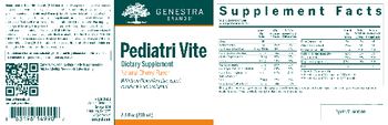Genestra Brands Pediatri Vite Natural Cherry Flavor - supplement