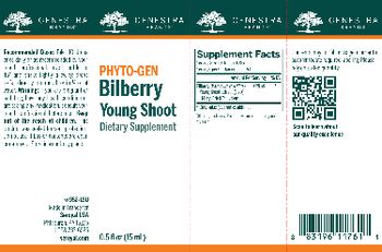 Genestra Brands Phyto-Gen Bilberry Young Shoot - supplement