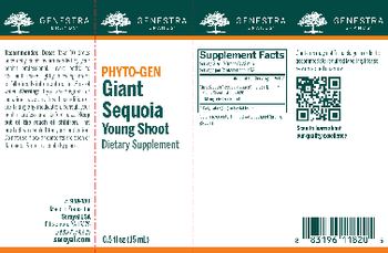 Genestra Brands Phyto-Gen Giant Sequoia Young Shoot - supplement