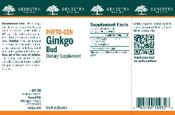 Genestra Brands Phyto-Gen Ginkgo Bud - supplement