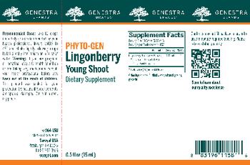 Genestra Brands Phyto-Gen Lingonberry Young Shoot - supplement
