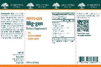 Genestra Brands Phyto-Gen Mig-gen - supplement