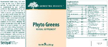 Genestra Brands Phyto Greens - herbal supplement