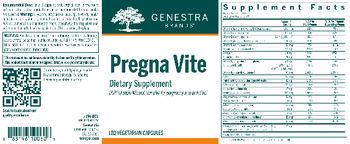 Genestra Brands Pregna Vite - supplement