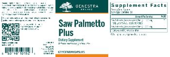 Genestra Brands Saw Palmetto Plus - supplement