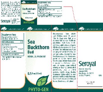 Genestra Brands Sea Buckthorn Bud - herbal supplement