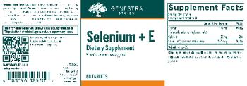 Genestra Brands Selenium + E - supplement