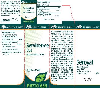 Genestra Brands Servicetree Bud - herbal supplement