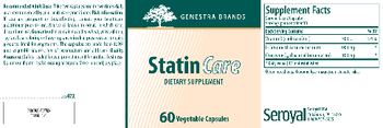 Genestra Brands Statin Care - supplement