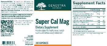 Genestra Brands Super Cal Mag - supplement