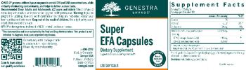 Genestra Brands Super EFA Capsules - essential fatty acid supplement