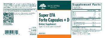 Genestra Brands Super EFA Forte Capsules + D - supplement