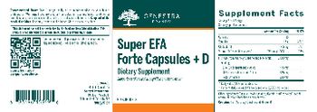 Genestra Brands Super EFA Forte Capsules + D - supplement